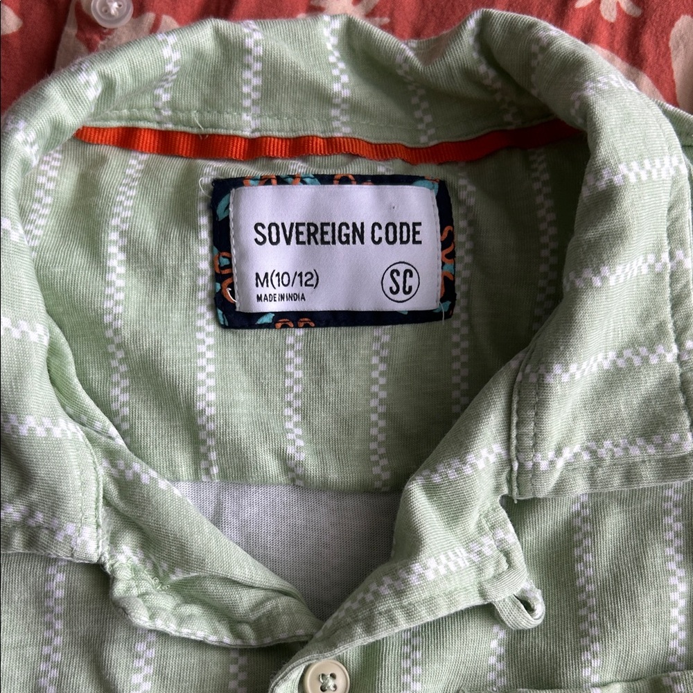 Sovereign Code Kids Colorful Button Down Shirt Set - Picture 4 of 16